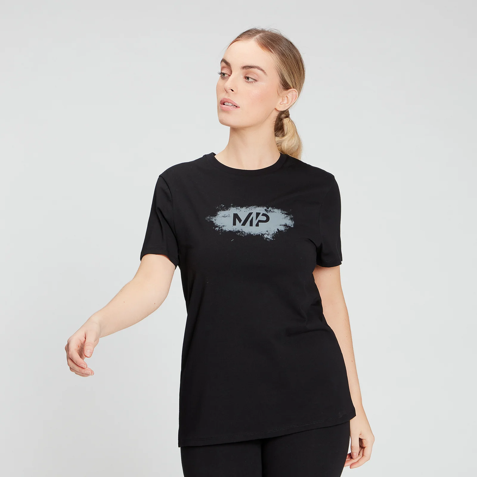 MP Women's Chalk Graphic T-Shirt - Black - XXS 画像 1