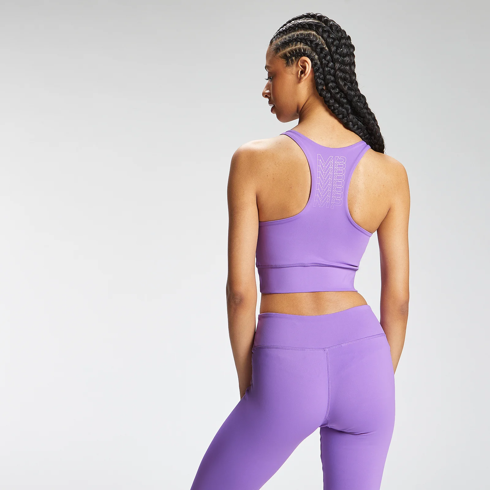 MP Women's Repeat MP Training Racerback Bra - Deep Lilac - XXS 画像 1