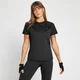 MP レディース リピート MP トレーニング Tシャツ - ブラック
