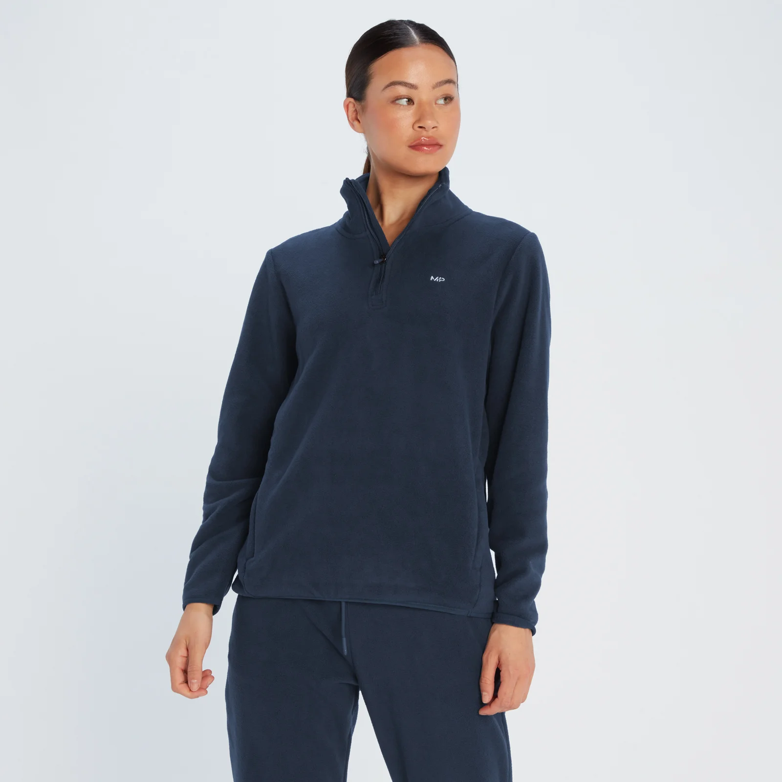 MP Women's Rest Day 1/4 Zip Fleece - Navy - XXS 画像 1