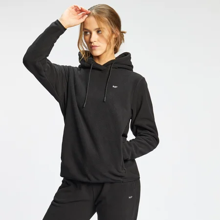 MP Women's Essential Fleece Overhead Hoodie (ブラック)