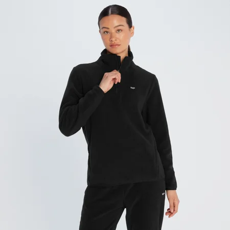 MP Women's Essential 1/4 Zip Fleece - Black