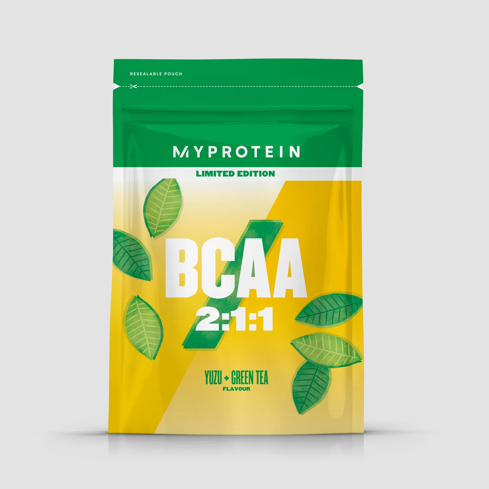 BCAA 2:1:1 パウダー - 250g - ゆずグリーンティー 画像 1