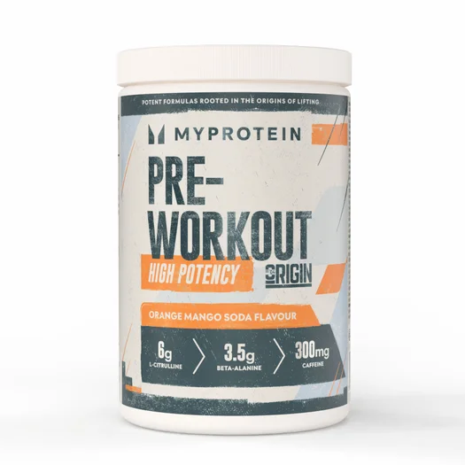 Origin Pre-Workout - 600G - 30食分 - オレンジマンゴーソーダ