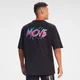 MP メンズ レトロ オーバーサイズド ムーブ Tシャツ - ブラック