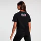 MP レディース レトロ ムーブ ショートスリーブ クロップ トップ - ブラック