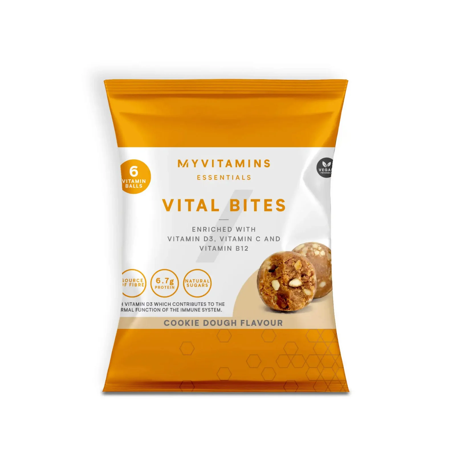 Myvitamins Vital Bites (Sample) - 45g - Cookie Dough  画像 1