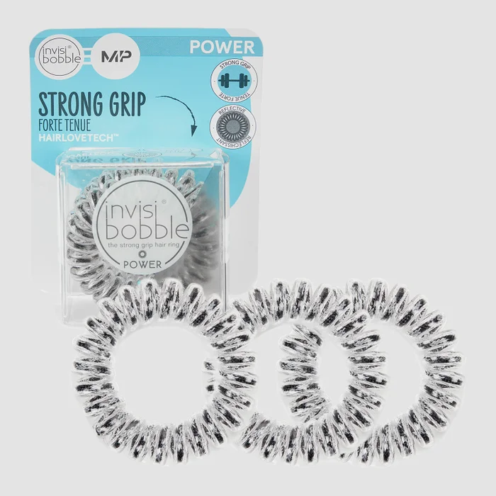 MP X Invisibobble® パワー リフレクティブ - ブラック - 3個入り
