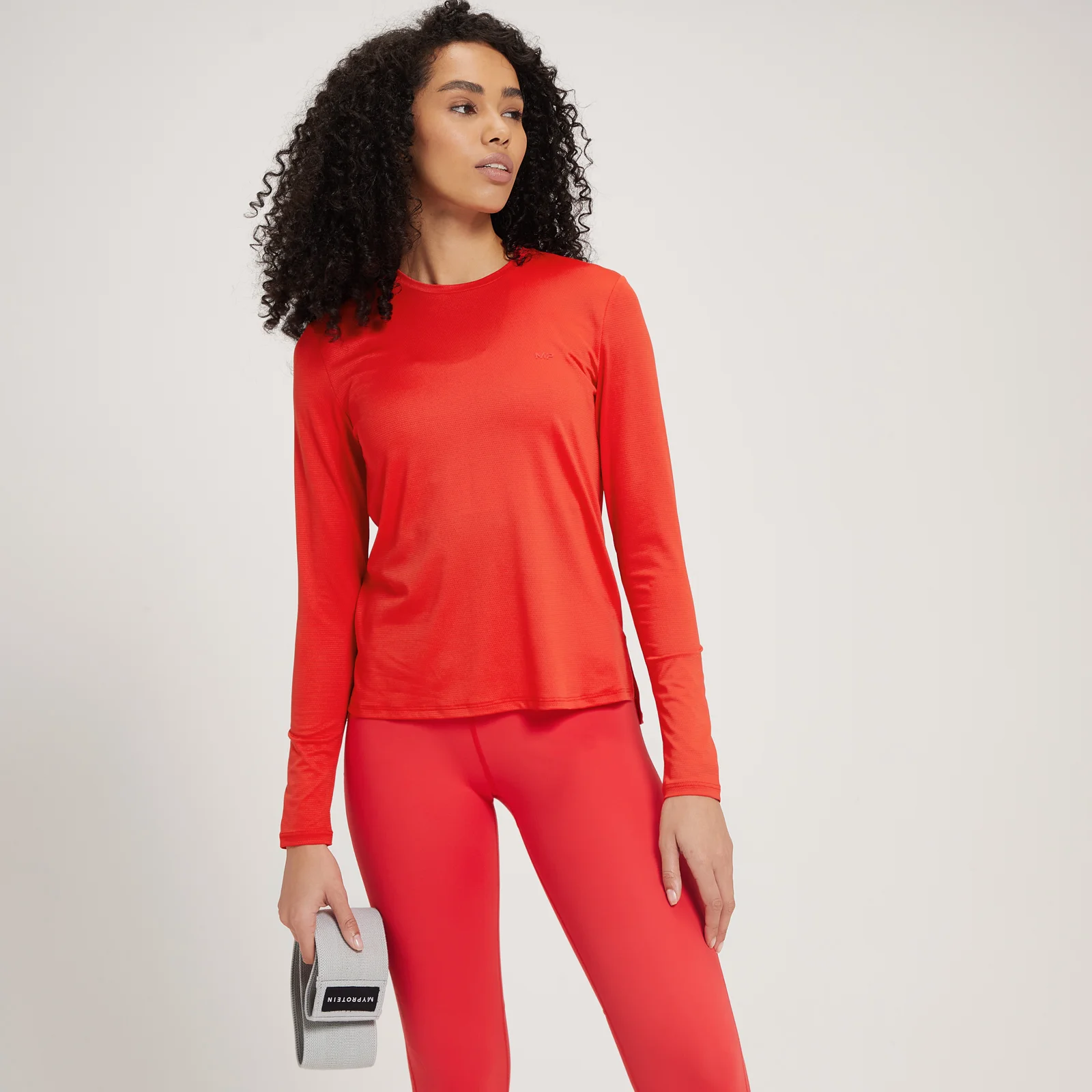 MP レディース パワー ウルトラ ロングスリーブ Tシャツ - デンジャー - XS 画像 1