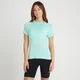 MP レディース パフォーマンス トレーニング Tシャツ - アークティック ブルー マール ホワイトの斑点模様入り