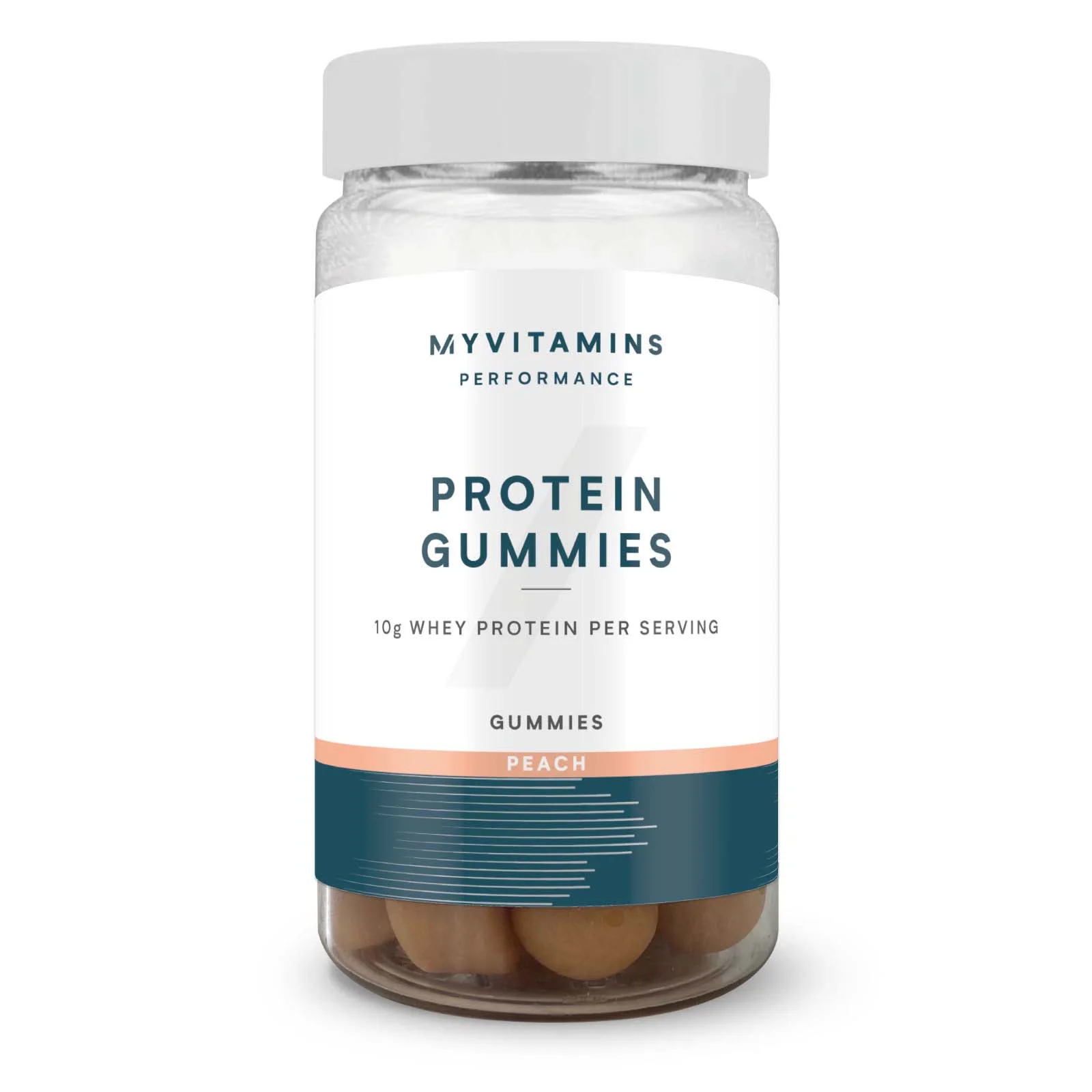 プロテイン グミ - 56gummies - ピーチ 画像 1