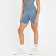 MP Women's Shape Seamless Cycling Shorts - ペブル ブルー