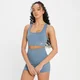 MP Women's Shape Seamless Sports Bra - ペブル ブルー