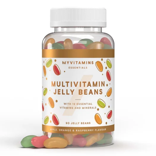 マルチビタミン グミ - 90gummies - Apple, Orange & Raspberry (Jelly Beans)