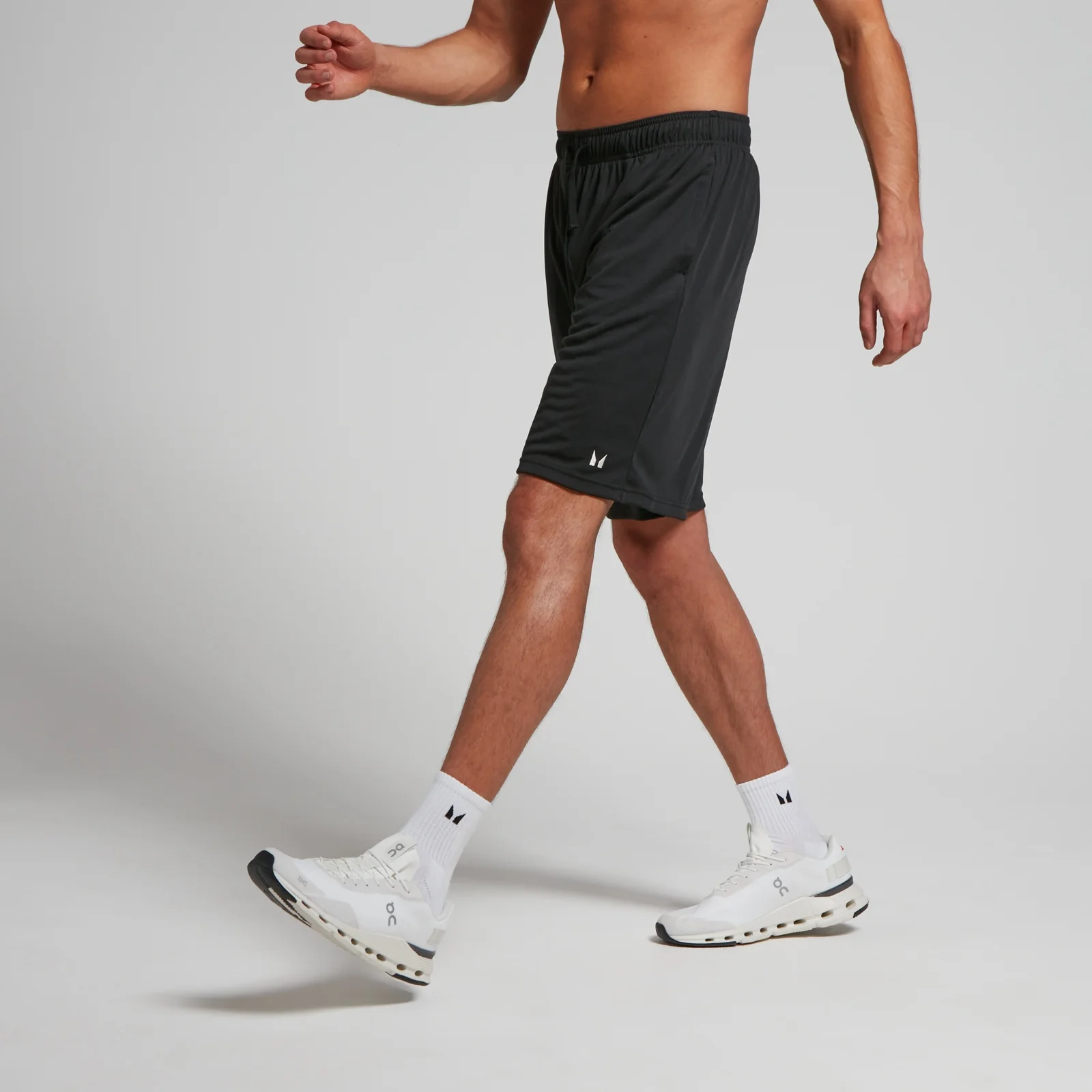 MP メンズ ライトウェイト トレーニング 9インチ ショーツ - ブラック - XXS 画像 1