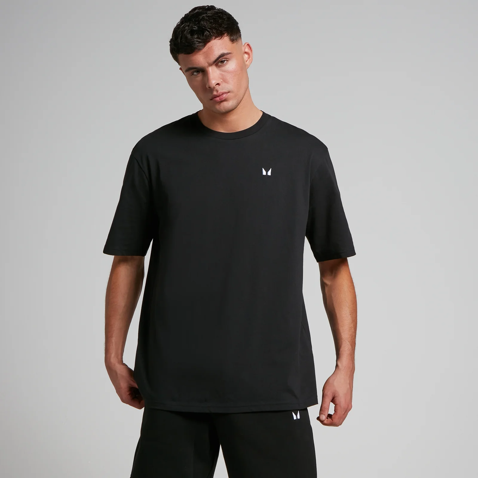 MP メンズ レスト デー オーバーサイズ Tシャツ - ブラック - XS 画像 1