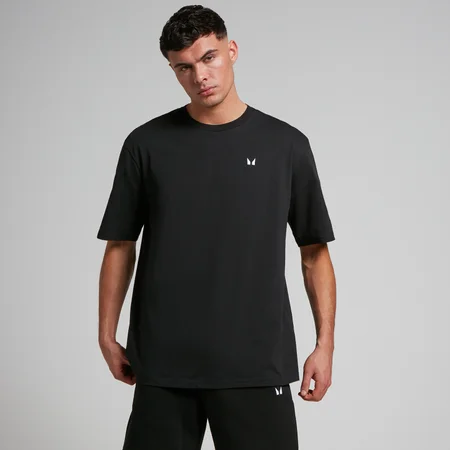 MP メンズ レスト デー オーバーサイズ Tシャツ - ブラック
