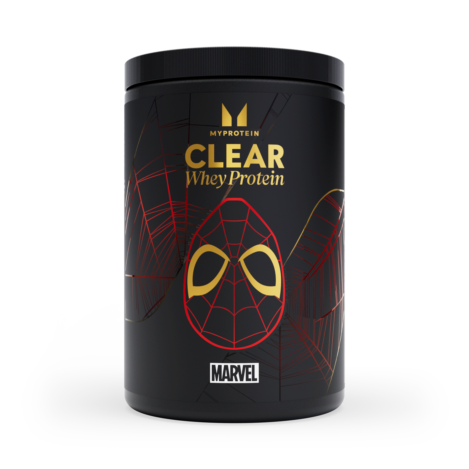MARVEL コラボ クリア ホエイ プロテイン - 20食分 - スパイダーマン – ラズベリー&ストロベリー 画像 1