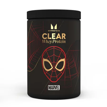 MARVEL コラボ クリア ホエイ プロテイン - 20食分 - スパイダーマン – ラズベリー&ストロベリー