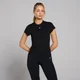 MP レディース ベーシック ボディ フィット ショートスリーブ Tシャツ - ブラック