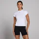MP レディース ベーシック ボディ フィット ショートスリーブ Tシャツ - ホワイト