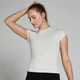 MP レディース ベーシック ボディ フィット ショートスリーブ Tシャツ - ライト グレー マール