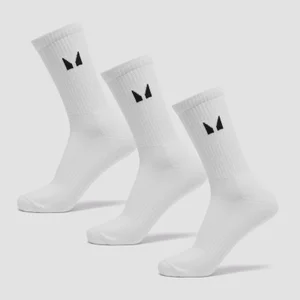 MP ユニセックス ソックス(3組セット) - ホワイト - Size UK 6-8