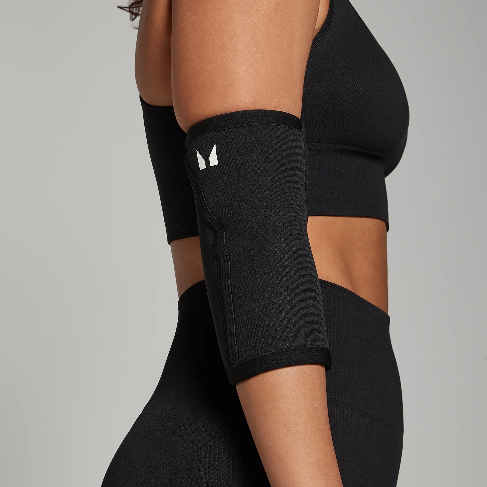 MP Unisex Elbow Sleeve Pair - Black - XS 画像 1