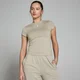 MP レディース ベーシック ボディ フィット ショートスリーブ Tシャツ - フォグ