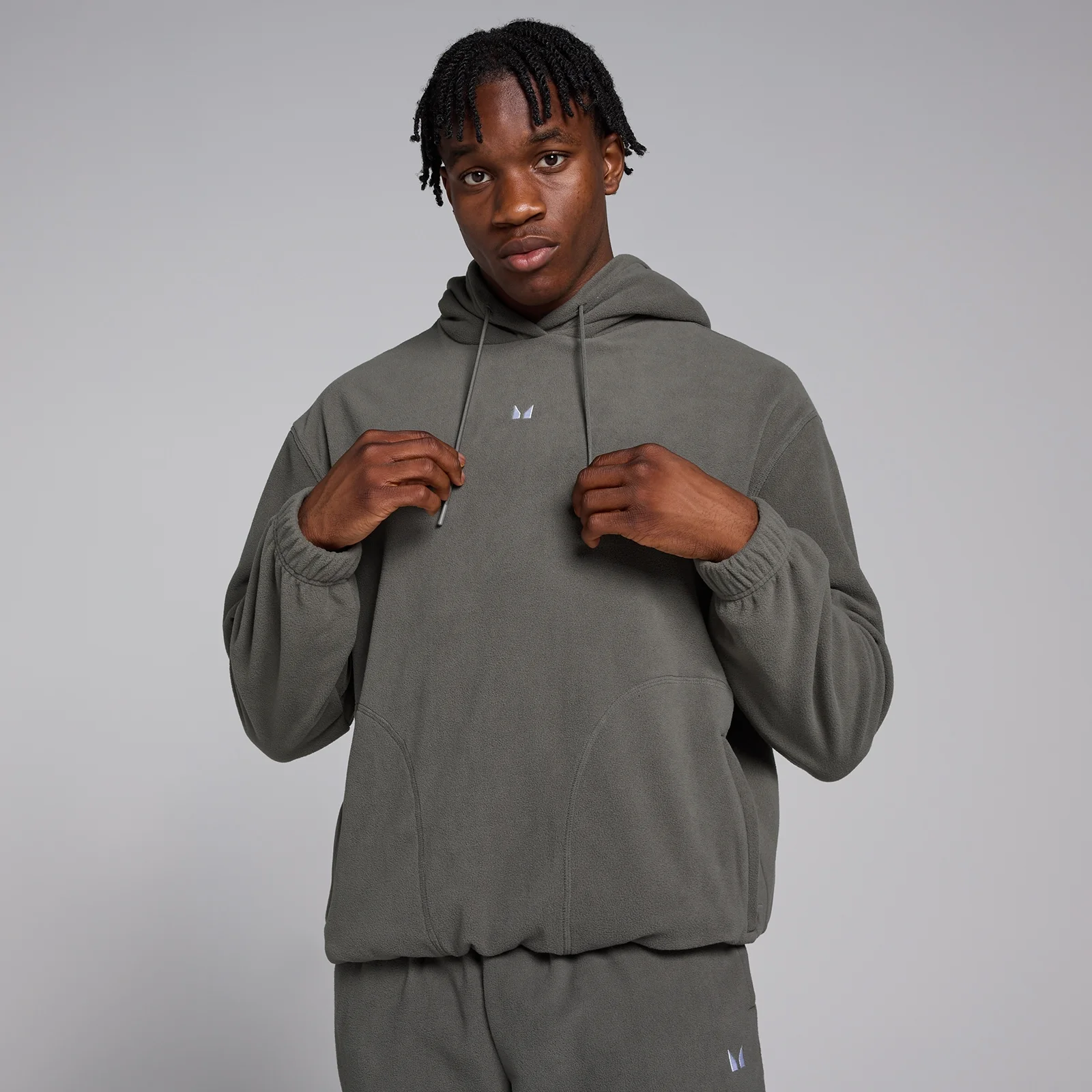 MP メンズ オーバーヘッド フリース - ガンメタル - L 画像 1