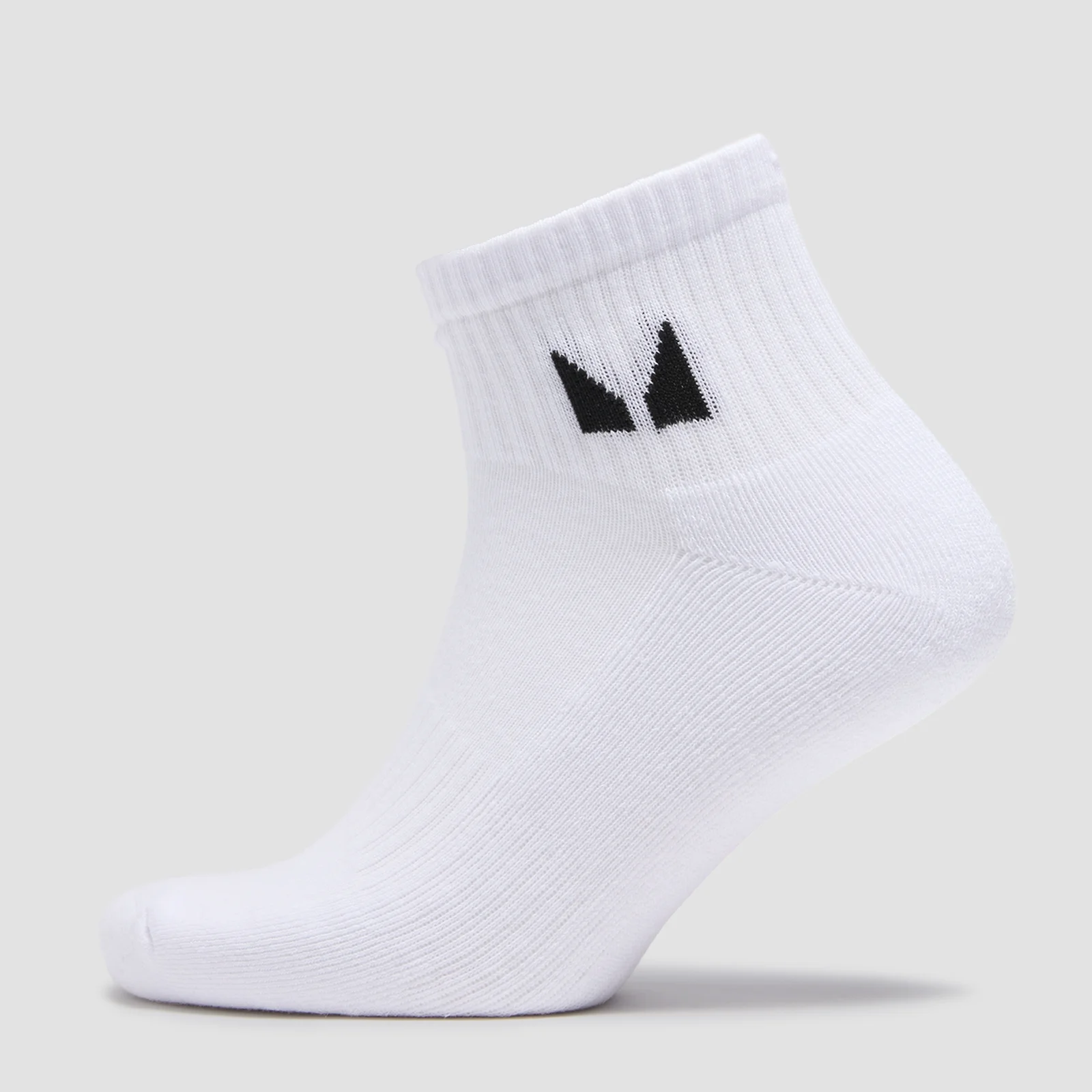 MP Unisex Ankle Socks (3 Pack) - White - UK 2-5 画像 1