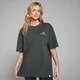 MP レディース ライフスタイル グラフィック Tシャツ - ウォッシュドブラック