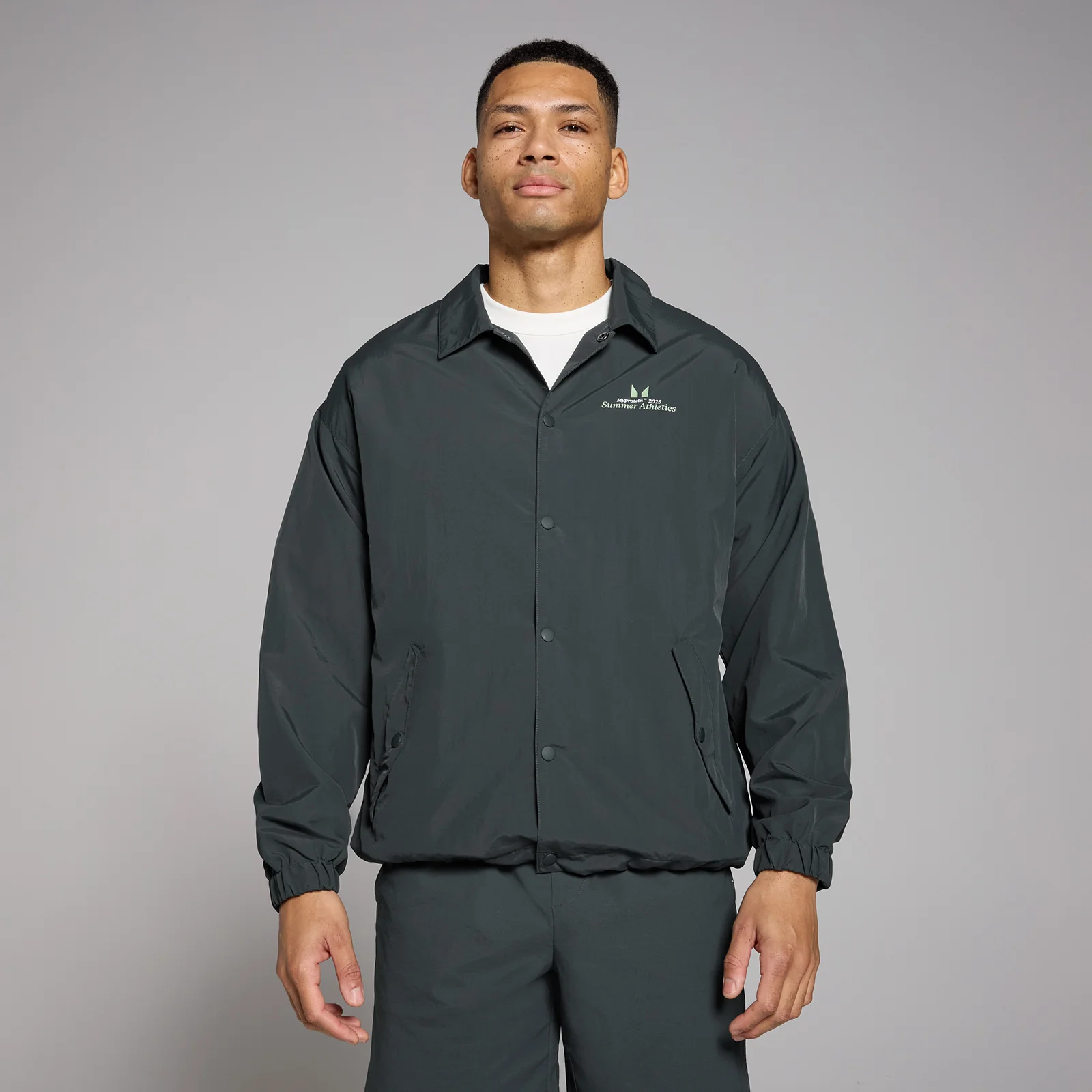 MP メンズ ライフスタイル ウーブン ジャケット - ウォッシュドブラック - XS 画像 1