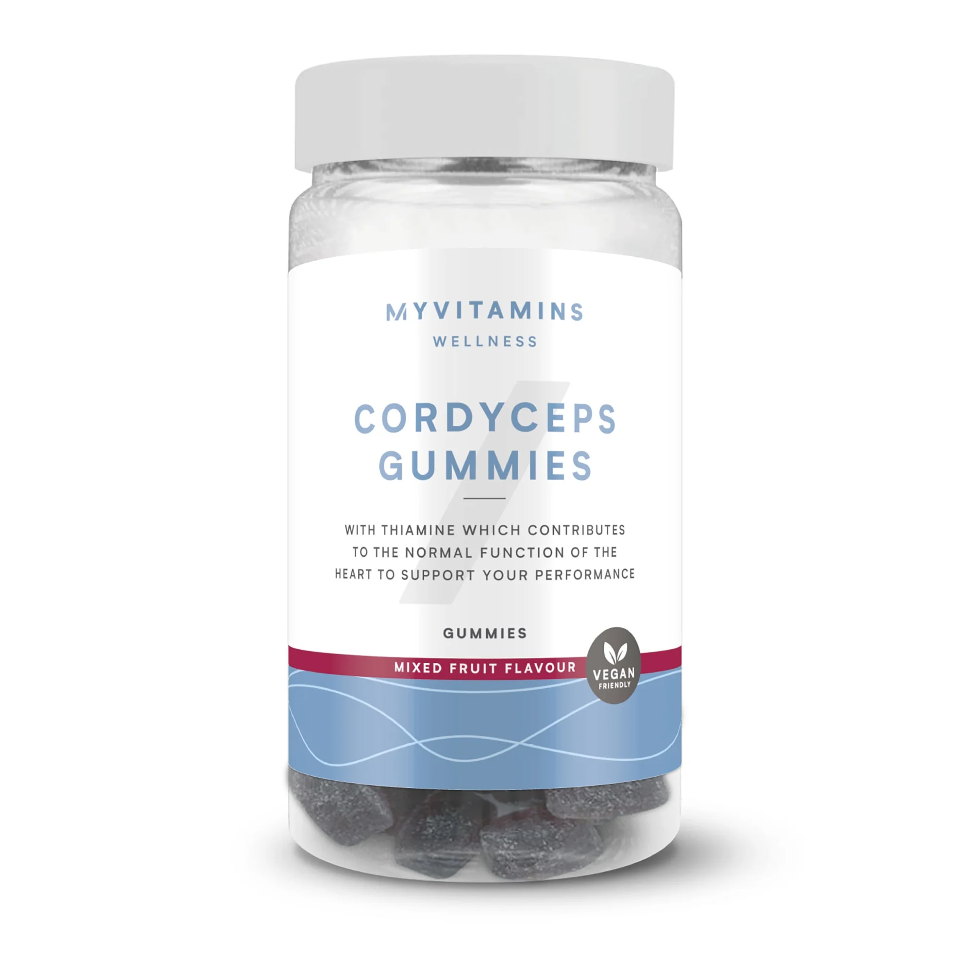 マッシュルームグミ - 60gummies - コーディセプス(冬虫夏草/アクティブ)– ミックスフルーツ 画像 1