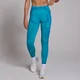 MP レディース テンポ シームレス ハイブリッド レギンス - オーシャンブルー