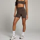 MP レディース スタジオ フォールド オーバー ショーツ - チョコレート