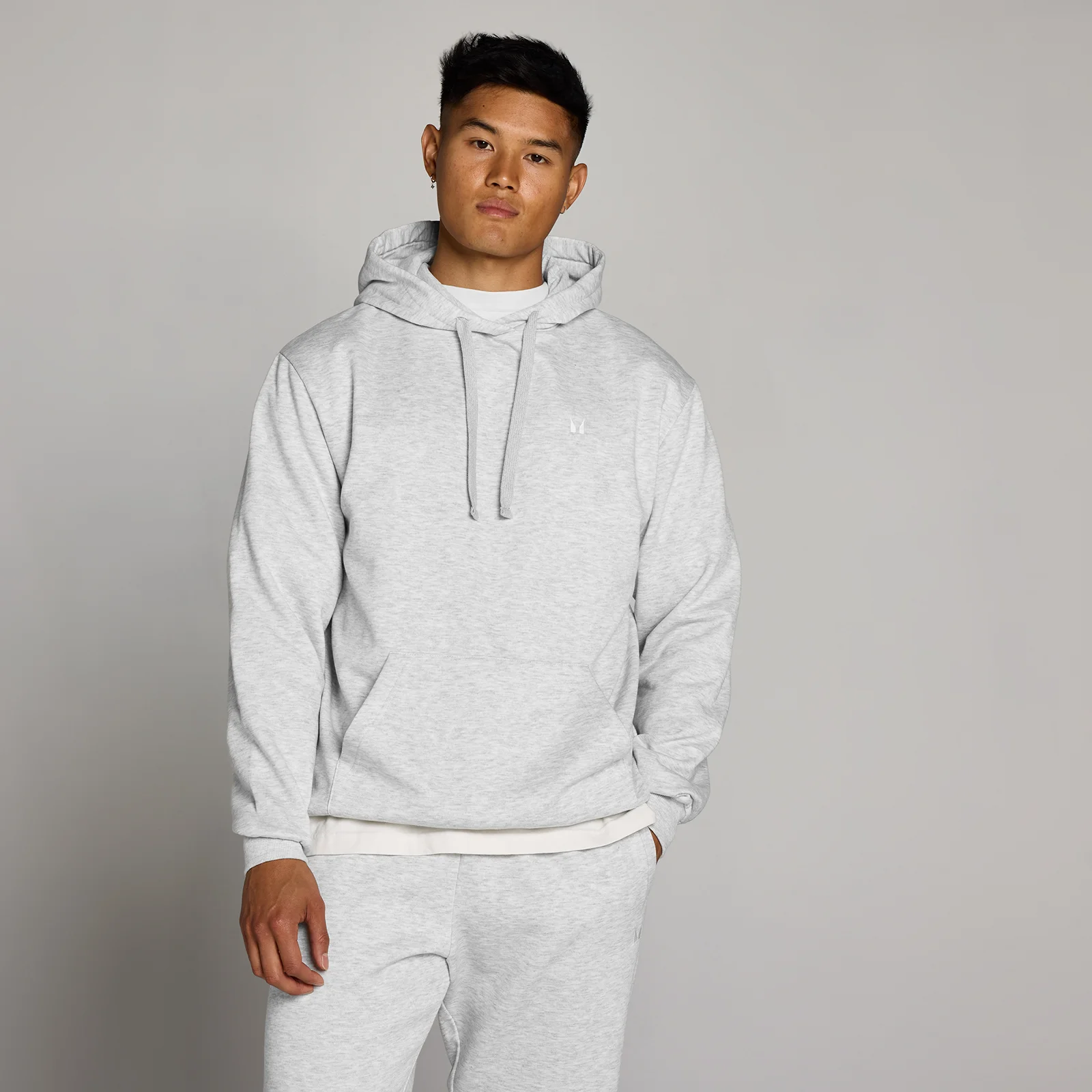 MP メンズ Rest Day フーディー - ライトグレーマール - XXL 画像 1