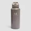 Myprotein リサイクルメタル フリップストローボトル 1L - ダークトリュフ