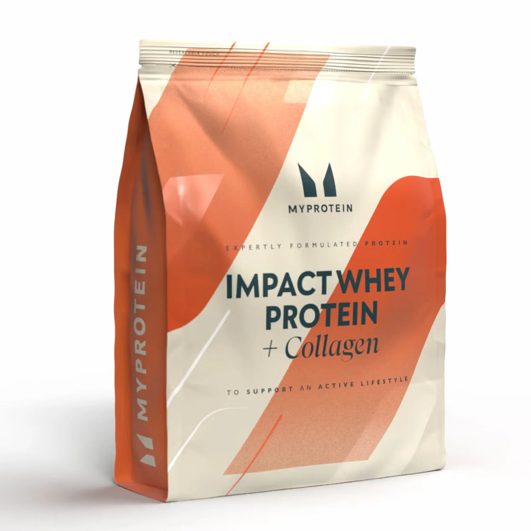 Impact ホエイ プロテイン - 720g - 30食分 - ストロベリークリーム (コラーゲン入り) 画像 1