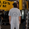 MP X Gold's メンズ ウォッシュド グラフィック オーバーサイズ Tシャツ - スティールブルー